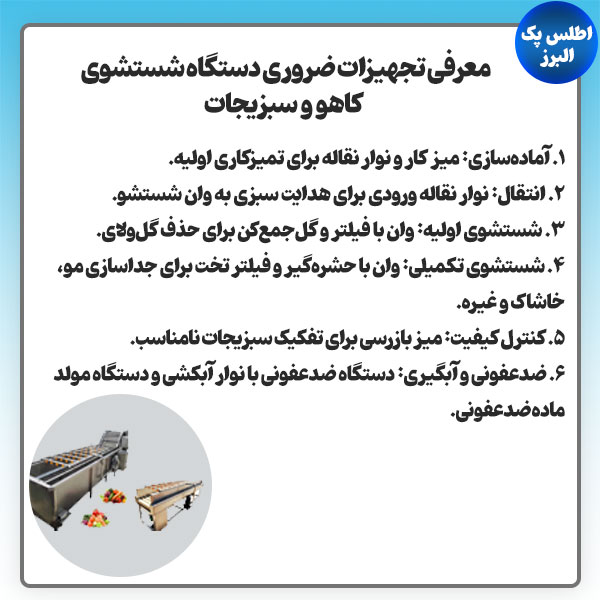عملکرد دستگاه شستشوی کاهو
          
